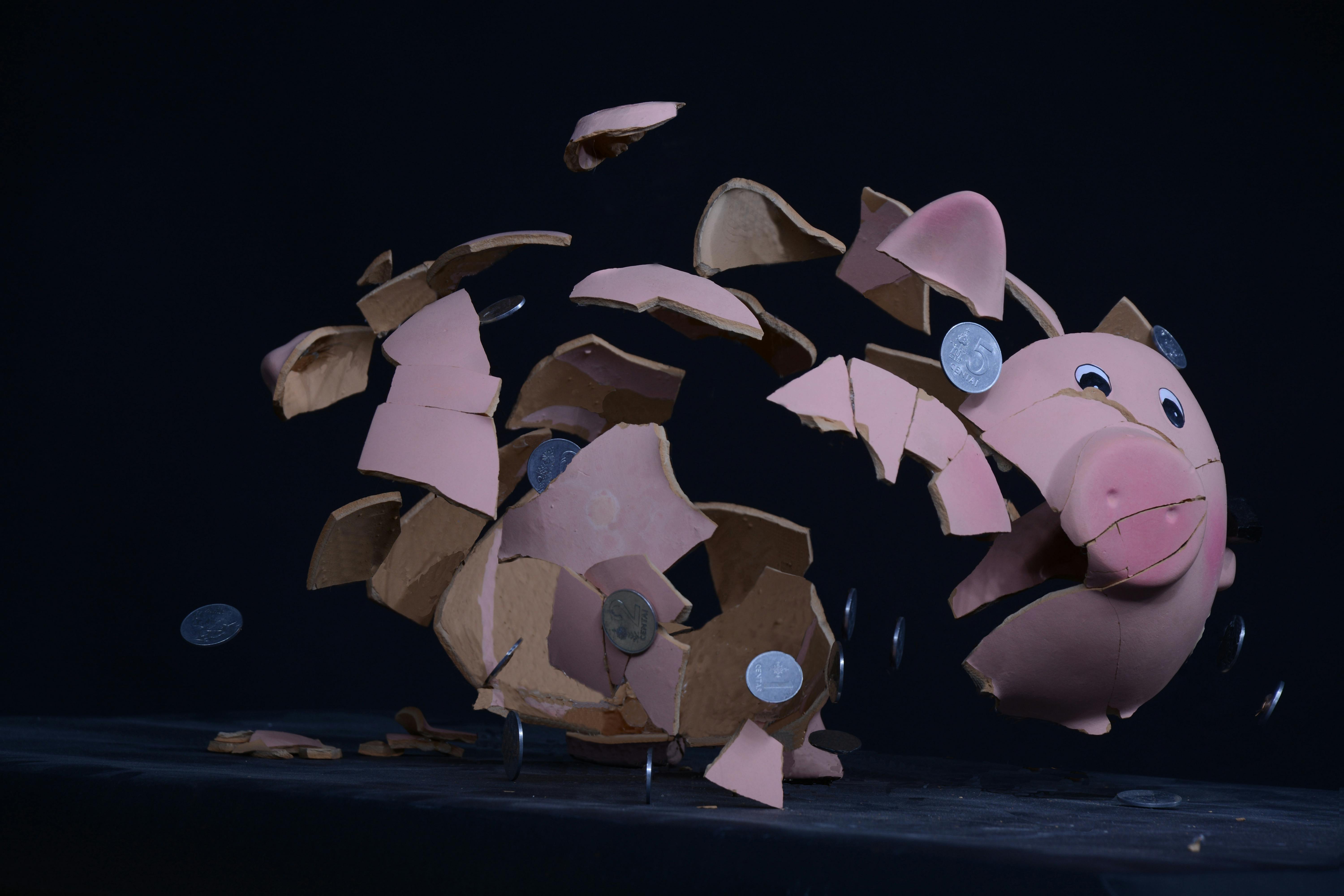 Broken Piggy Bank
